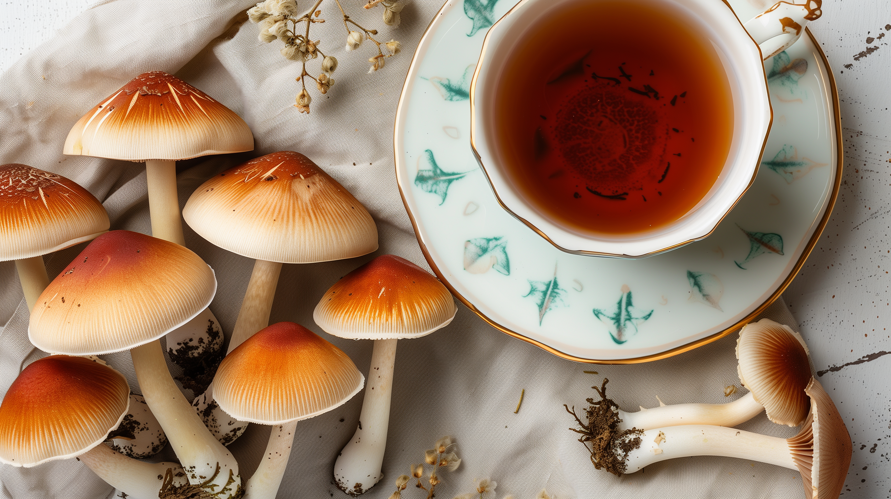 Magic Mushrooms and tea